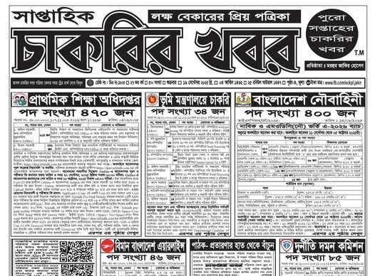 সাপ্তাহিক চাকরির খবর ২০২৫ – সরকারি ও বেসরকারি নতুন নিয়োগ বিজ্ঞপ্তি